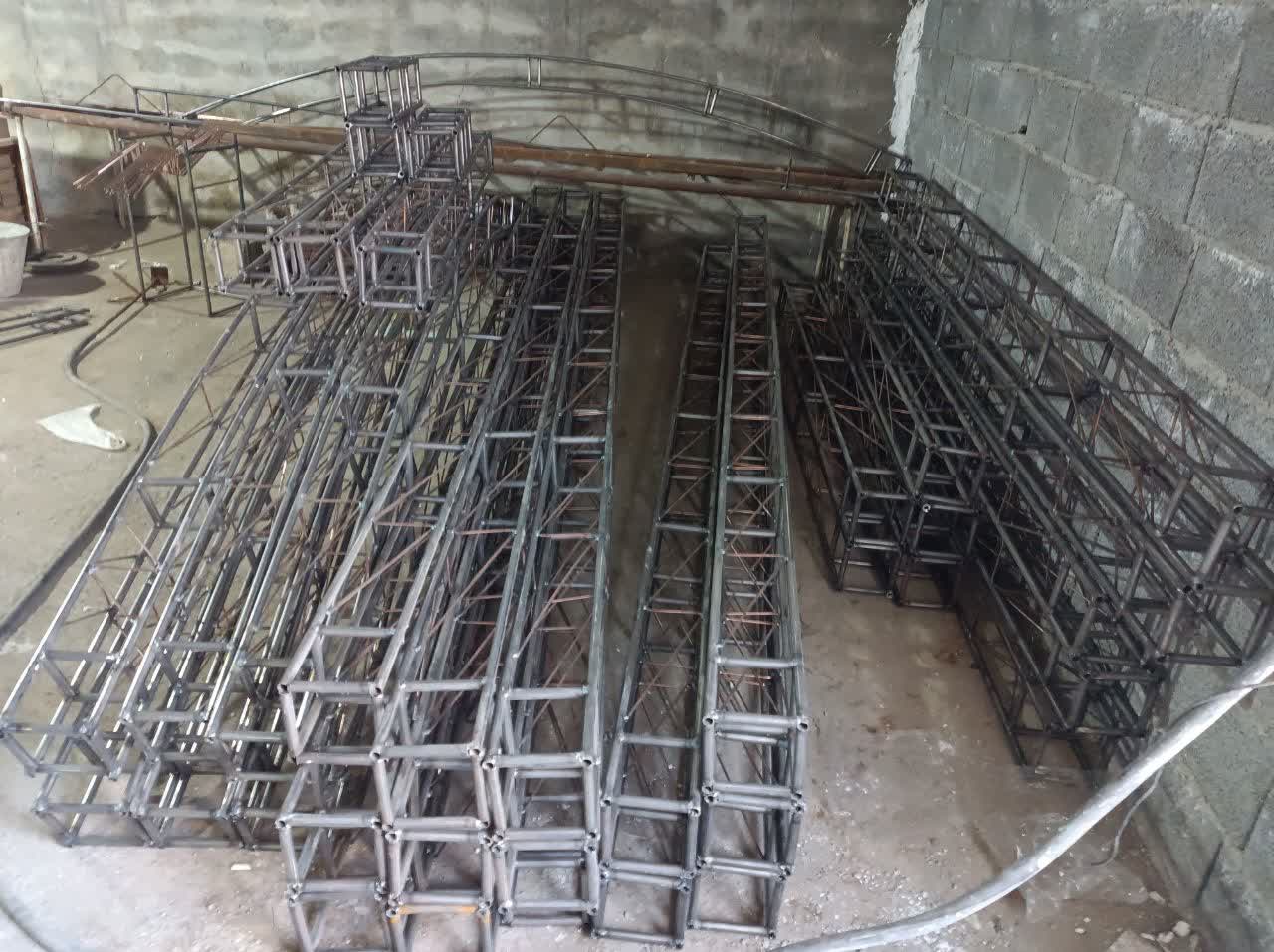 تولید و فروش اسپیس فریم و سازه نمایشگاهی عظیمی در چهاردانگه